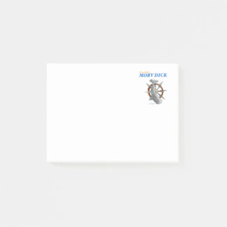 Moby Dick Wheel Image Post-it Notes