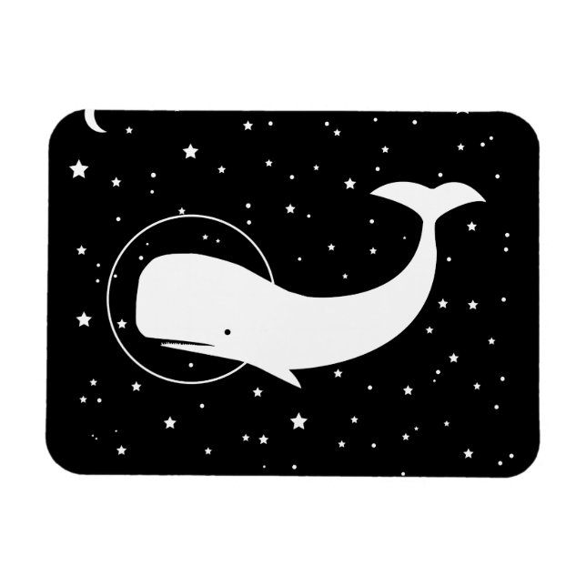 MOBY IN SPACE MAGNET (Horizontal)