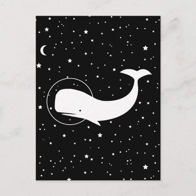 Moby in Space Postcard (Front)