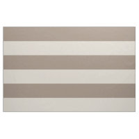 Mocha Brown and Beige Wide Stripes Large Scale