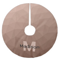 Mocha Brown geometric mesh pattern Monogram