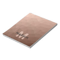 Mocha Brown geometric mesh pattern Monogram