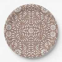 Mocha Brown Talavera Tile Spanish Style Fiesta