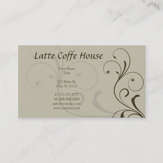 Mocha Business Card (Front)