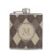 Mocha Chocca Brown Argyle with Monogram