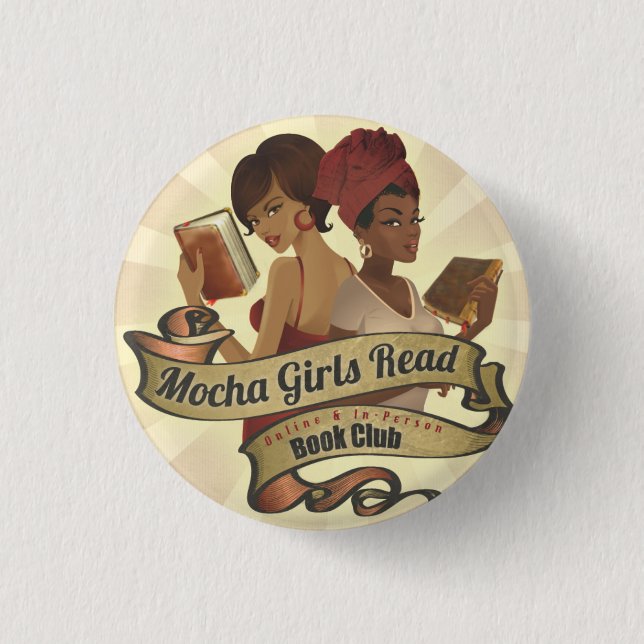 Mocha Girls Read Logo Button (Front)