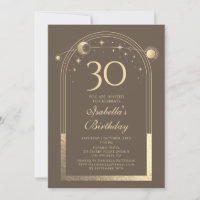 Mocha Gold Celestial 30th Birthday Photo