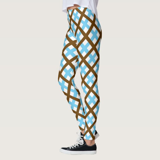Mocha Ice Neoplaid Leggings (Left)
