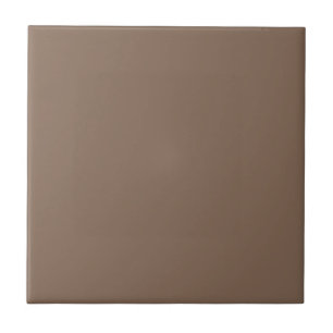 Mocha Latte Brown, Earthy Neutral Solid Colour Tile