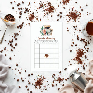 Mocha Mousse "Love is Brewing" Bridal Shower Bingo