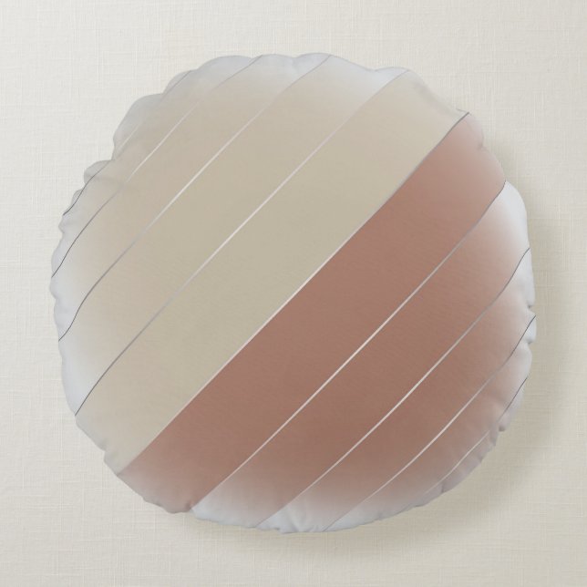 Mocha Mousse Round Cushion (Front)