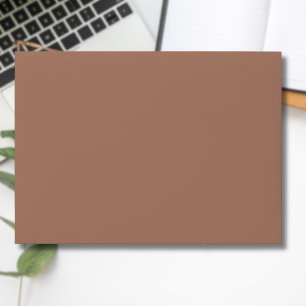 Mocha Mousse Trendy Elegant Solid Color  Envelope
