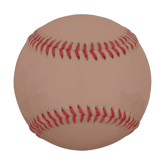 Mocha Mousse Trendy Elegant Solid Colour  Baseball (Front)