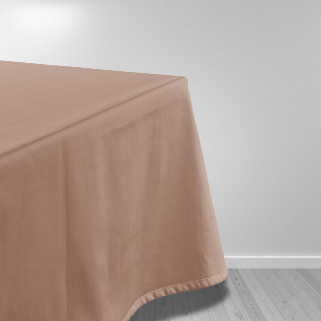 Mocha Mousse Trendy Elegant Solid Colour  Tablecloth (Creator Uploaded)