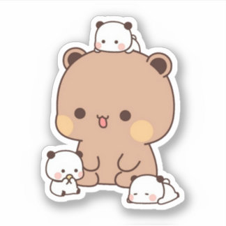 Mochi Brownie Bear And Baby Panda