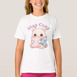 Mochi Cuddle Bear Cute Kawaii Style Pillow Hug T-Shirt