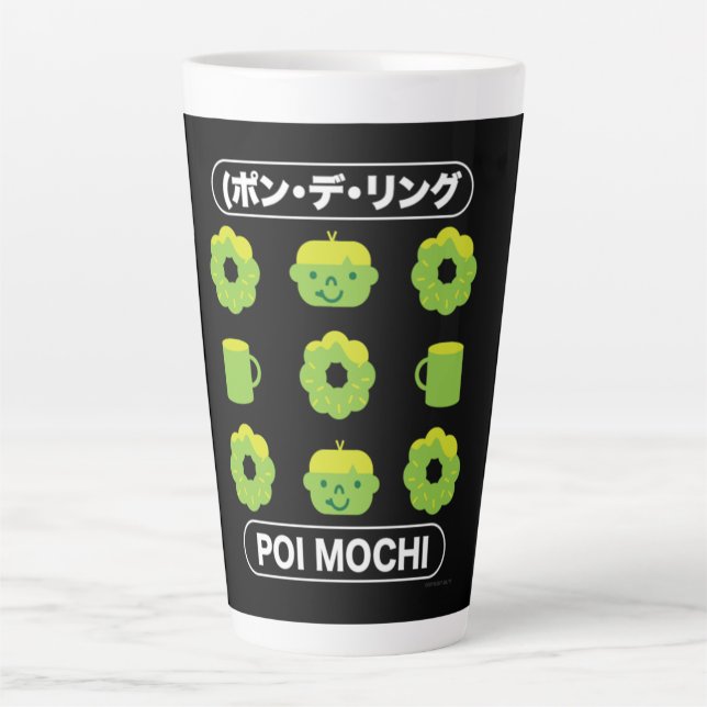 Mochi Donuts Poi Mochi And Coffee   Latte Mug (Front)