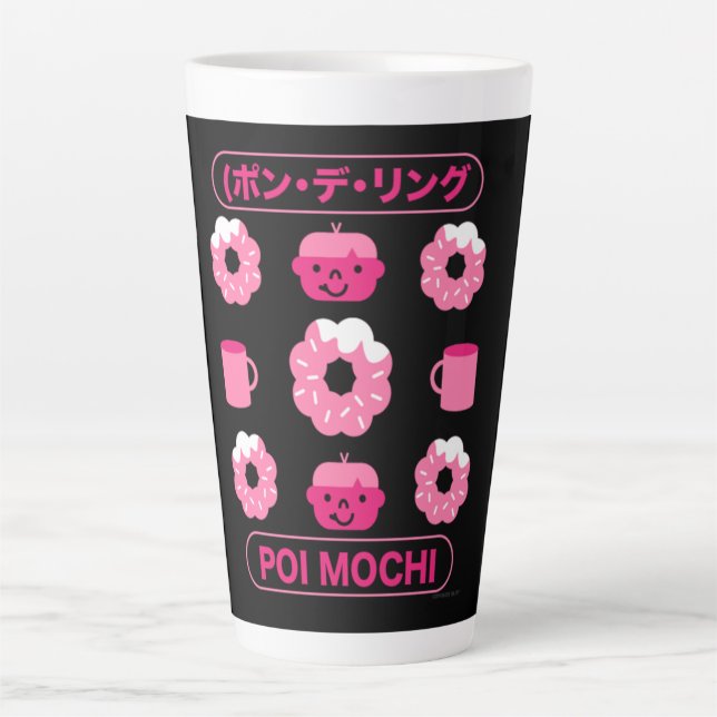 Mochi Donuts Poi Mochi And Coffee  Latte Mug (Front)