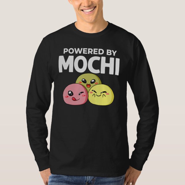 Mochi Ice Cream Doughnut Rice Cake Balls T-Shirt (Front)