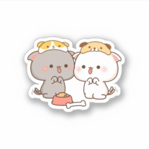 Mochi Panda Bear Enjoying Lunch