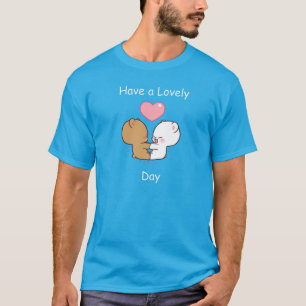 mochi peach cat milk and mocha T-Shirt