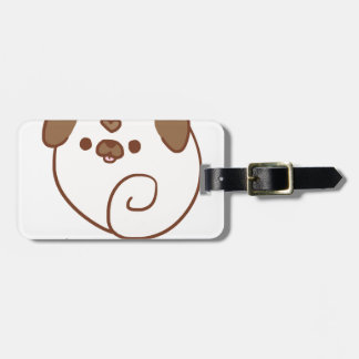 Mochi the Pug Luggage Tag