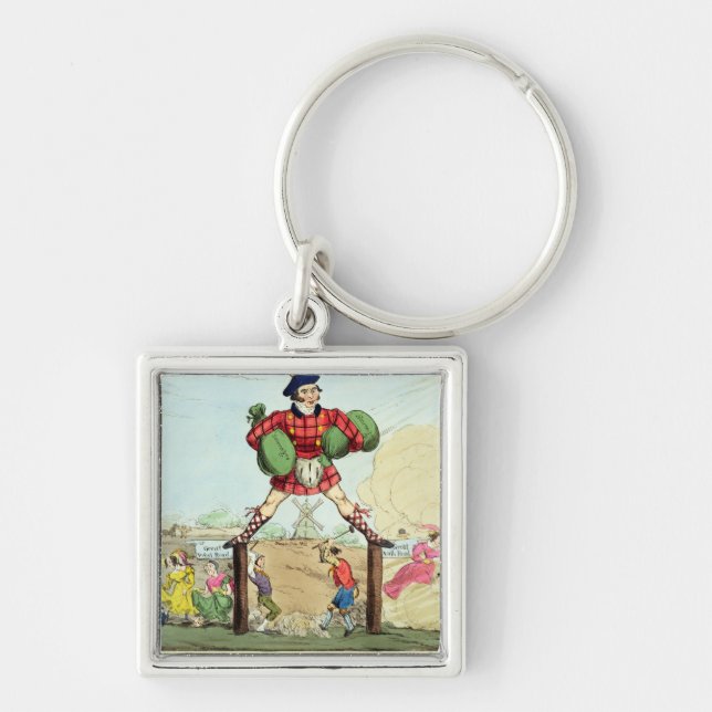 Mock-Adam-izing: the Colossus of Roads Key Ring (Front)
