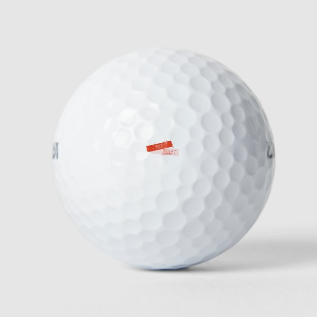 Mock freely golf balls (Front)