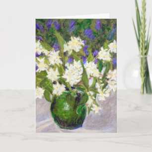 Mock Orange Birthday Card