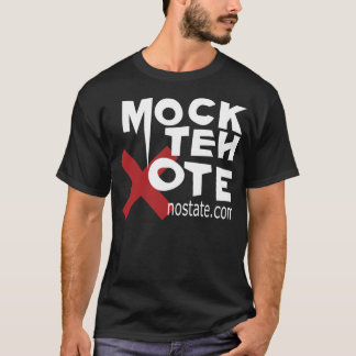 Mock Teh VoteX Black T-Shirt