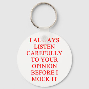 MOCK you insult Key Ring