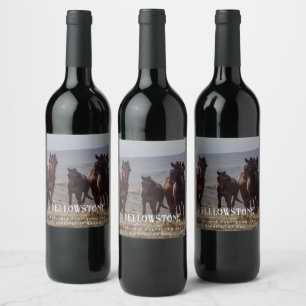 Mockup Horses Western Custom Wine Labels