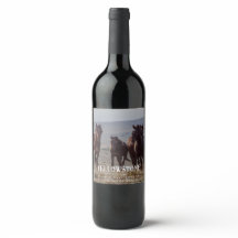 Mockup Horses Western Custom Wine Labels