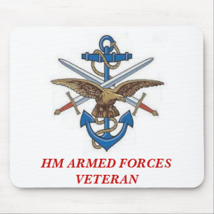 MOD10, HM ARMED FORCES VETERAN MOUSE PAD