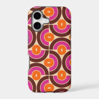 Mod 1970s Retro Style Geometric Design