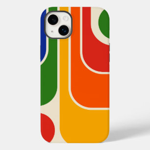 Mod 1970s Retro Style Geometric Design Case-Mate iPhone 14 Plus Case