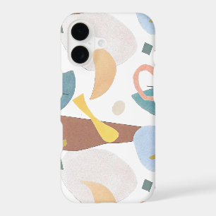 Mod 60's Abstract Multi Colour Print iPhone Case