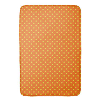 'Mod Accents" Orange/Yel/Polka Dots LG Bath Mat