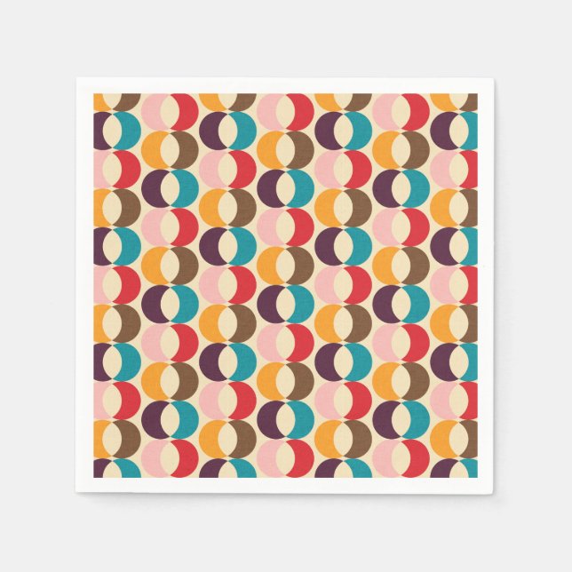 MOD ARROWS BEIGE NAPKIN (Front)