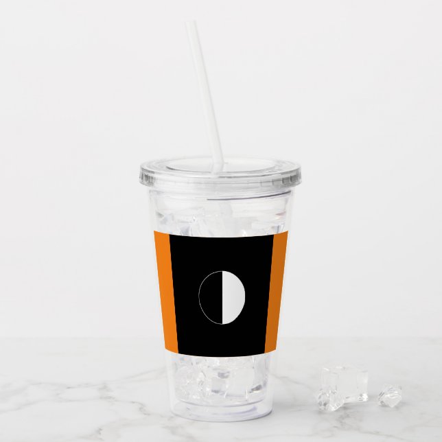 Mod Art Shapes Acrylic Tumbler (Front Ice)