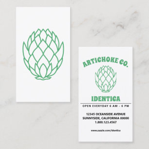 mod artichoke business card