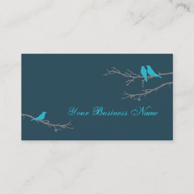 mod birds business card (Front)