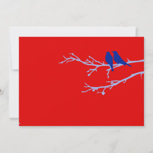 mod birds invitation