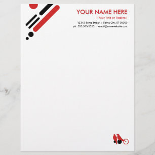 mod birds letterhead template