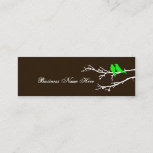 mod birds mini business card