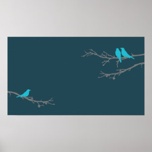 mod birds poster