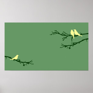 mod birds poster