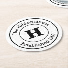 Mod Black and White Custom Monogram Family