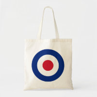 MOD Blue Red and White Square Tote Bag | MOD Gifts