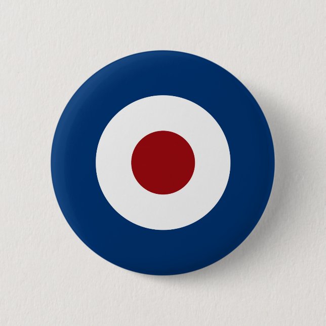 Mod Bullseye Archery Target 6 Cm Round Badge (Front)